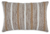 Bay Furniture Gallery - Ashley Furniture - Benish Pillows - Pillow / Tan/Brown/White - A1001047P
